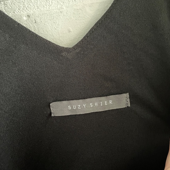 Suzy Shier Formal Dress Swing Art deco Great Gatsby Sequin Fringes Black Sz XL - Picture 12 of 15